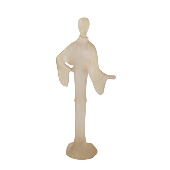 Sculpture AUSTIN PRODUCTIONS Lucite Vintage 19" Tall Female Figurine 1980s - Picture 5 of 9